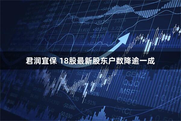 君润宜保 18股最新股东户数降逾一成